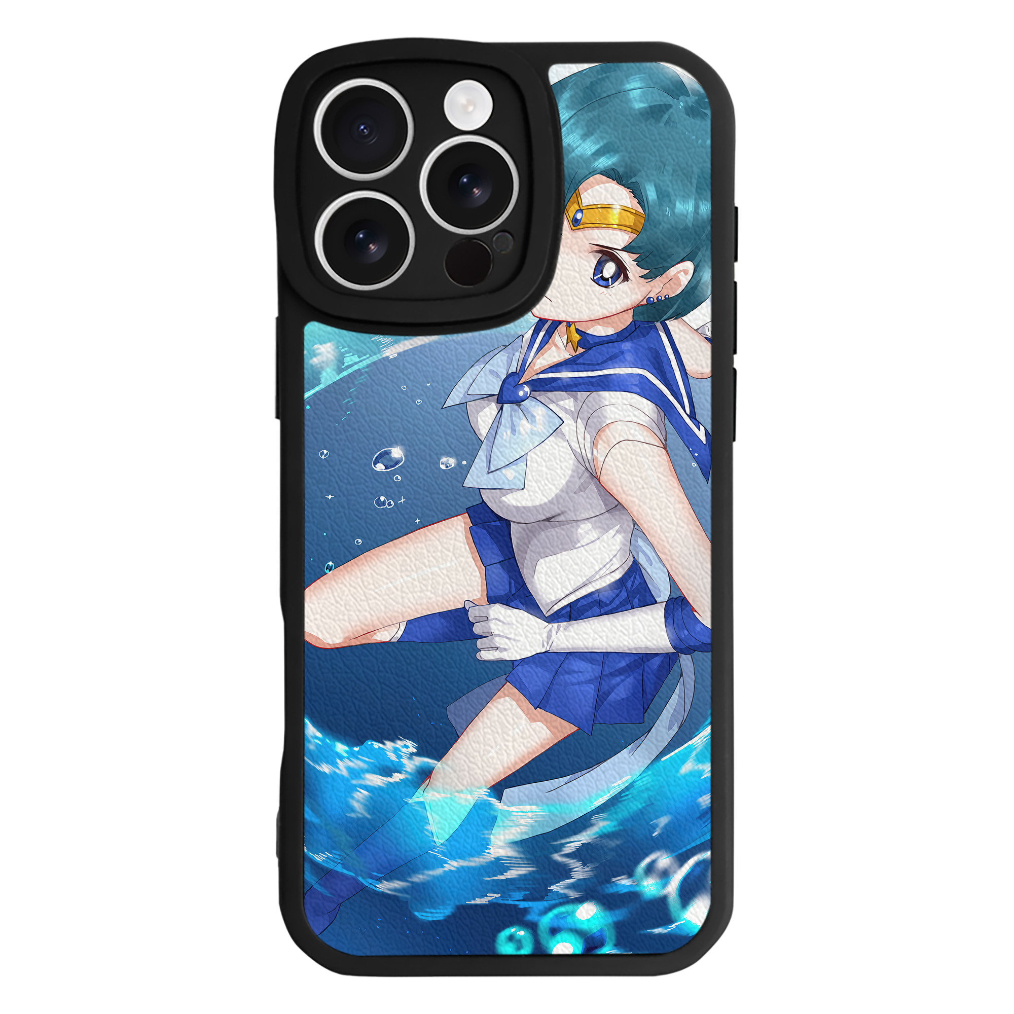 （画像用） 美少女戦士セーラームーン Sailor Moon 【iPhone 16シリーズ対応】シリコンスマホケース（レザー調） 材質：シリコン